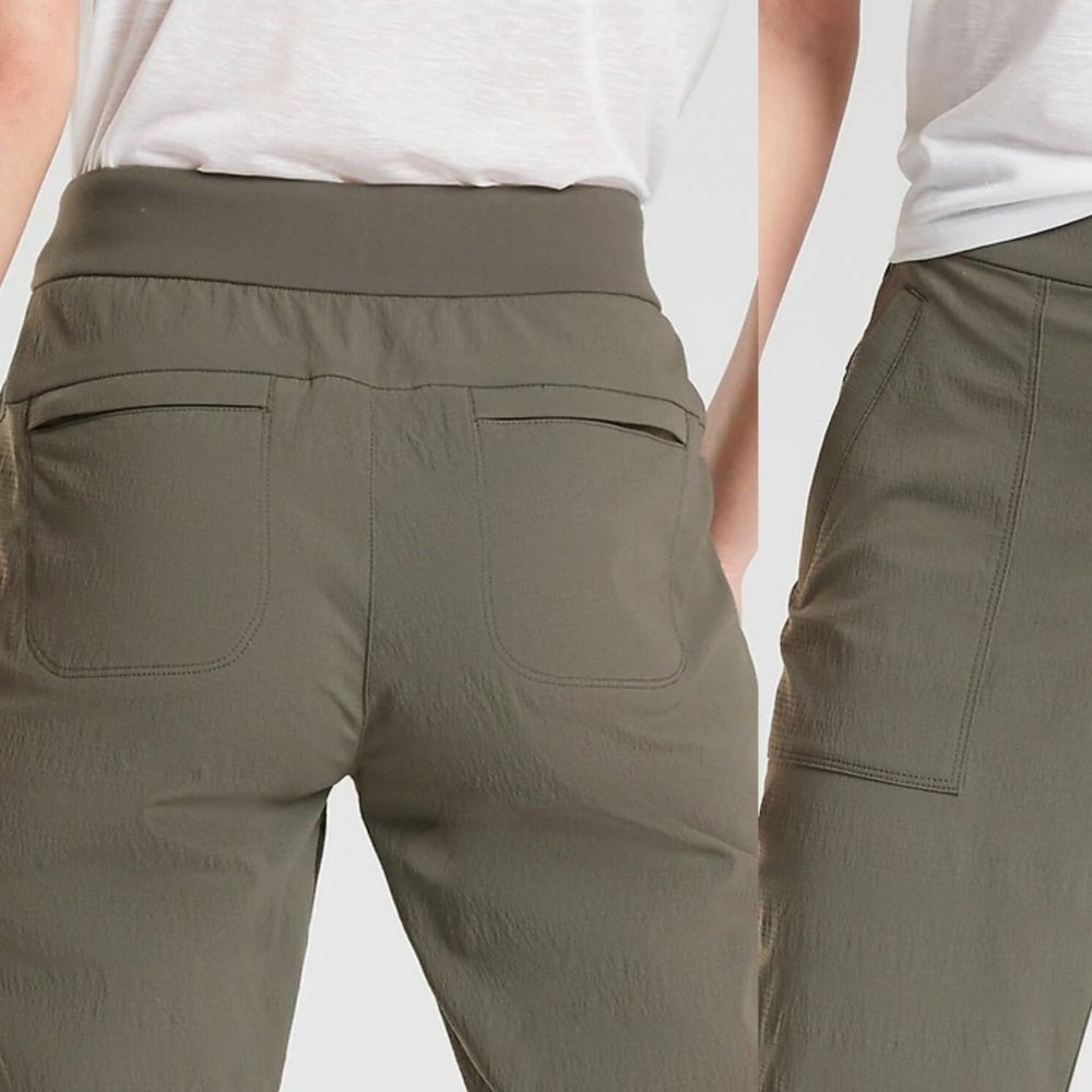 Athleta Trekkie Hike Pant Women's Size 12P HW7954 - Picture 3 of 8